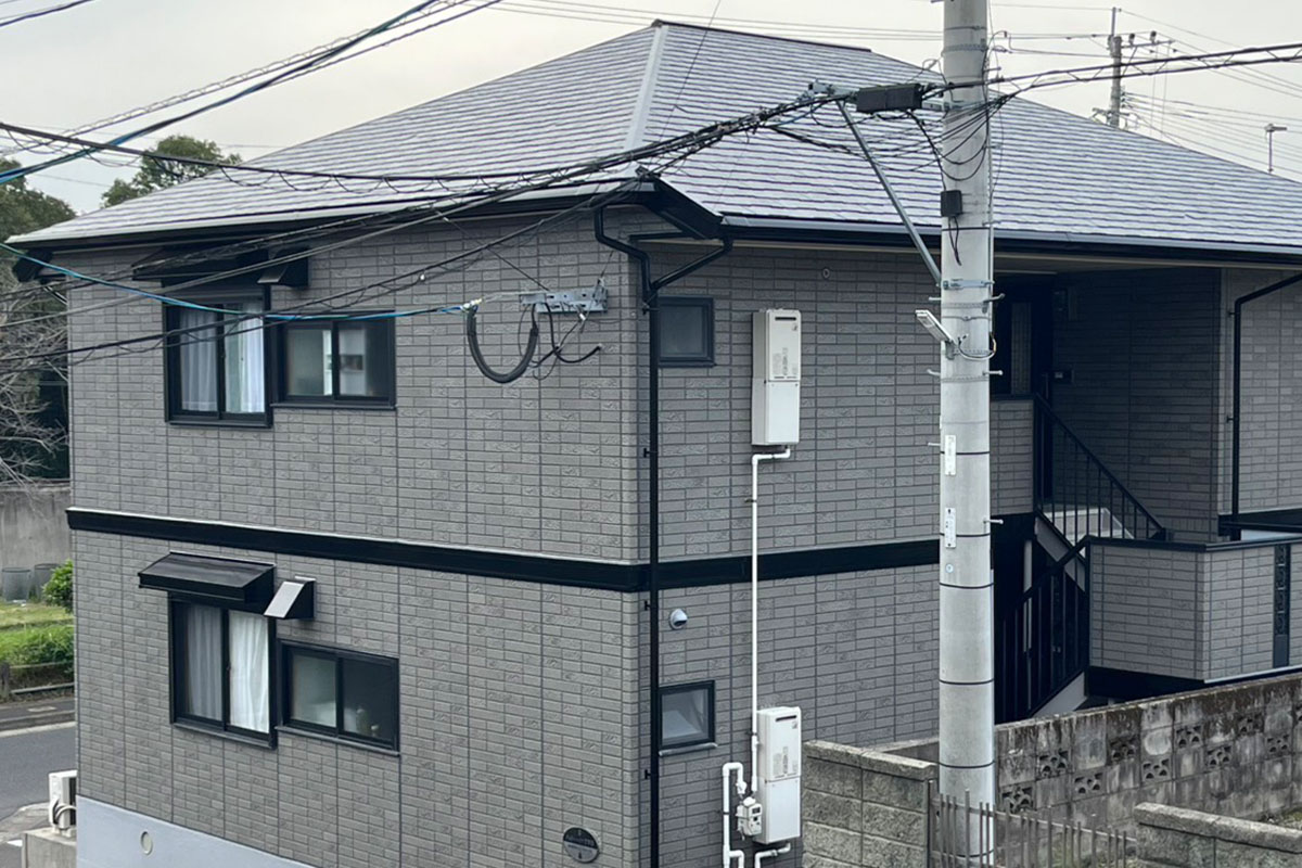 アパート施工後