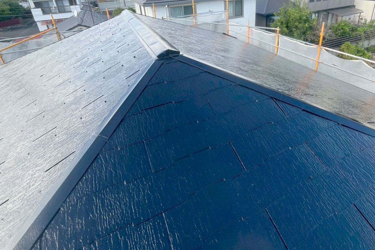 屋根施工後