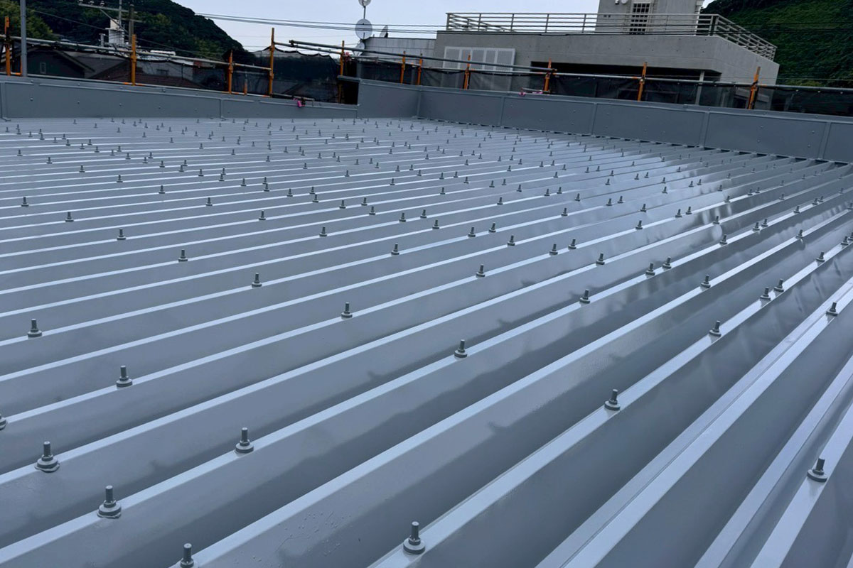 屋根施工後